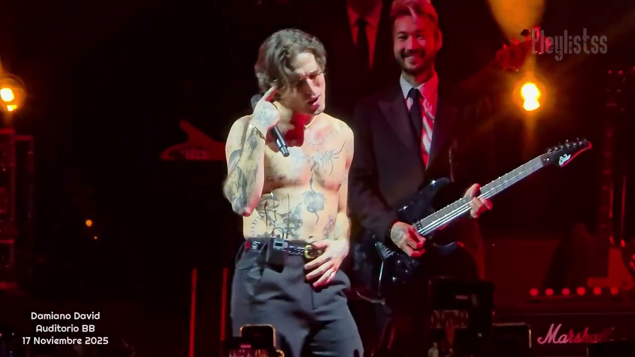 Así se vivió Damiano David en el Auditorio BB el 17 de Noviembre de 2025, CDMX, México