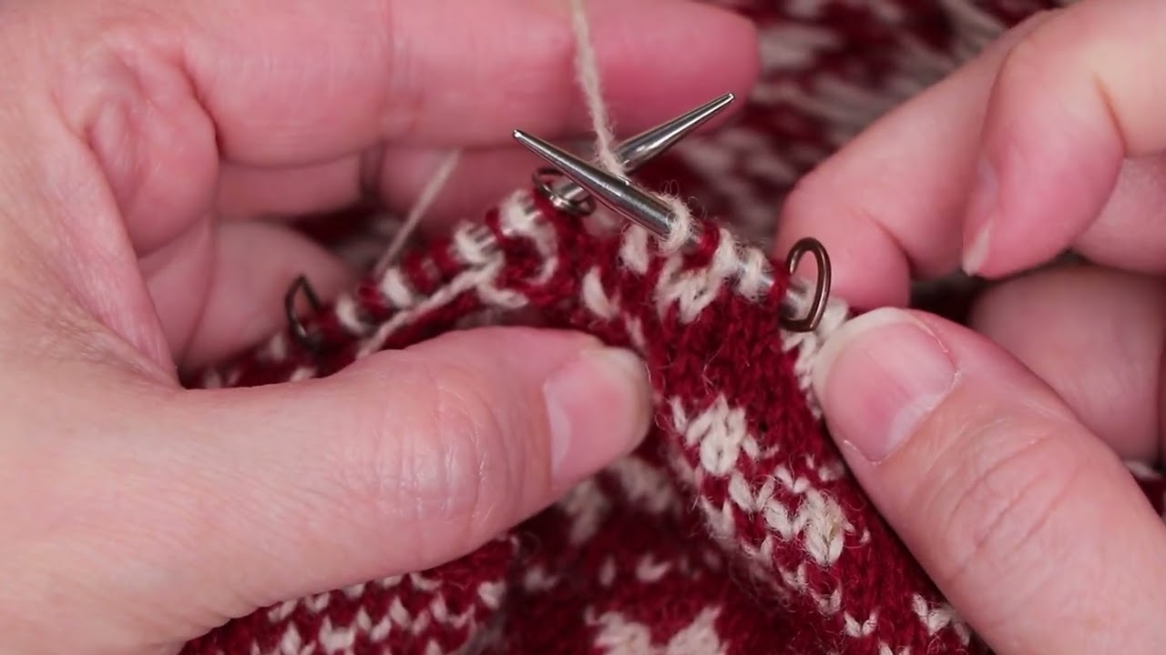 Armhole Steek Tips