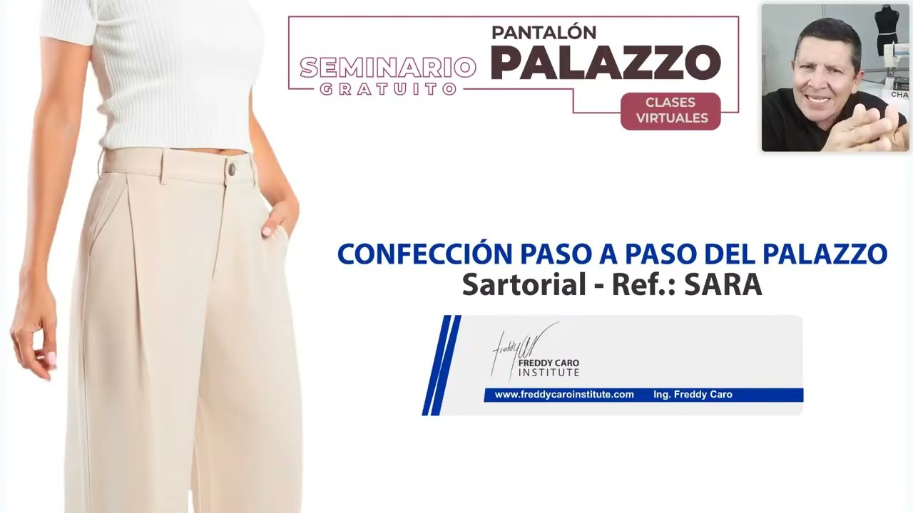 CLASE 5: Confección del Palazzo Sartorial paso a paso con técnicas industriales eficientes | PARTE 1