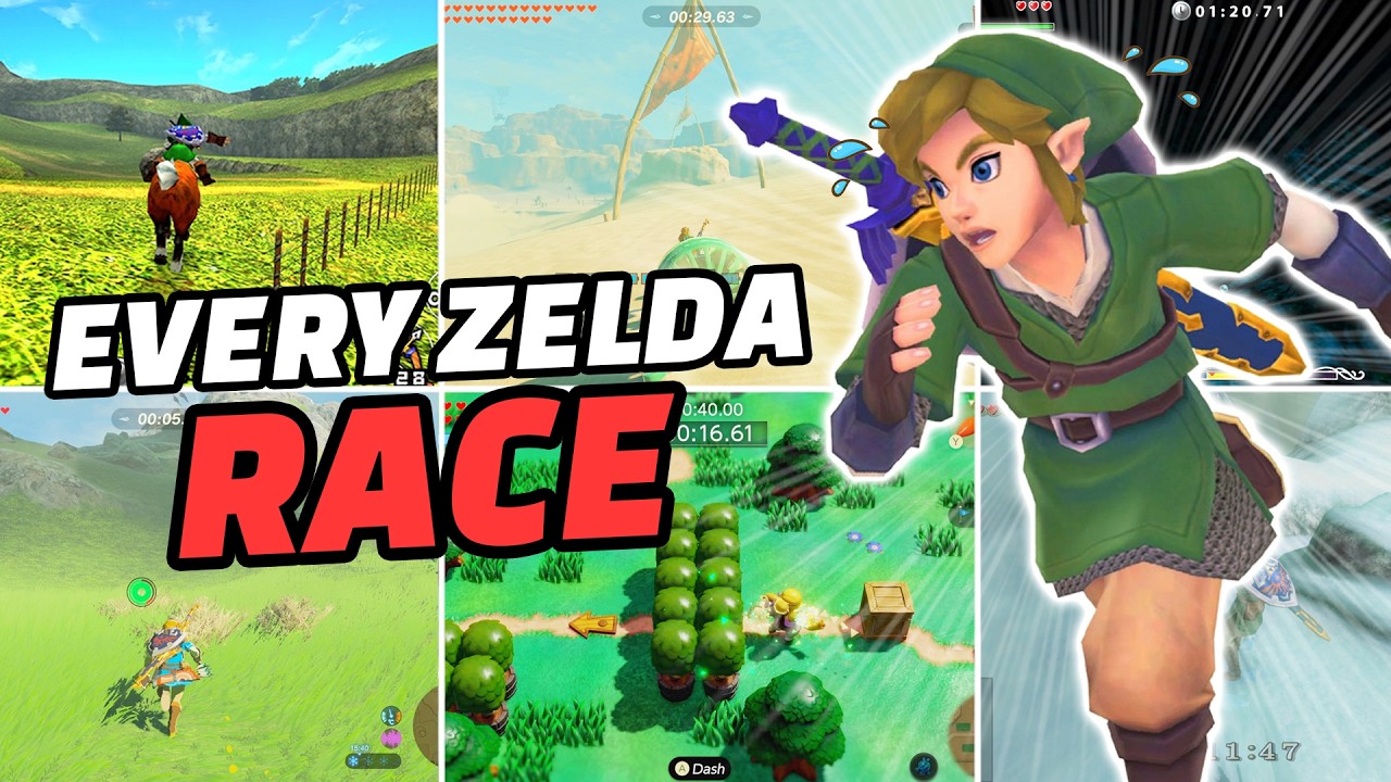 Blasting through EVERY ZELDA RACE