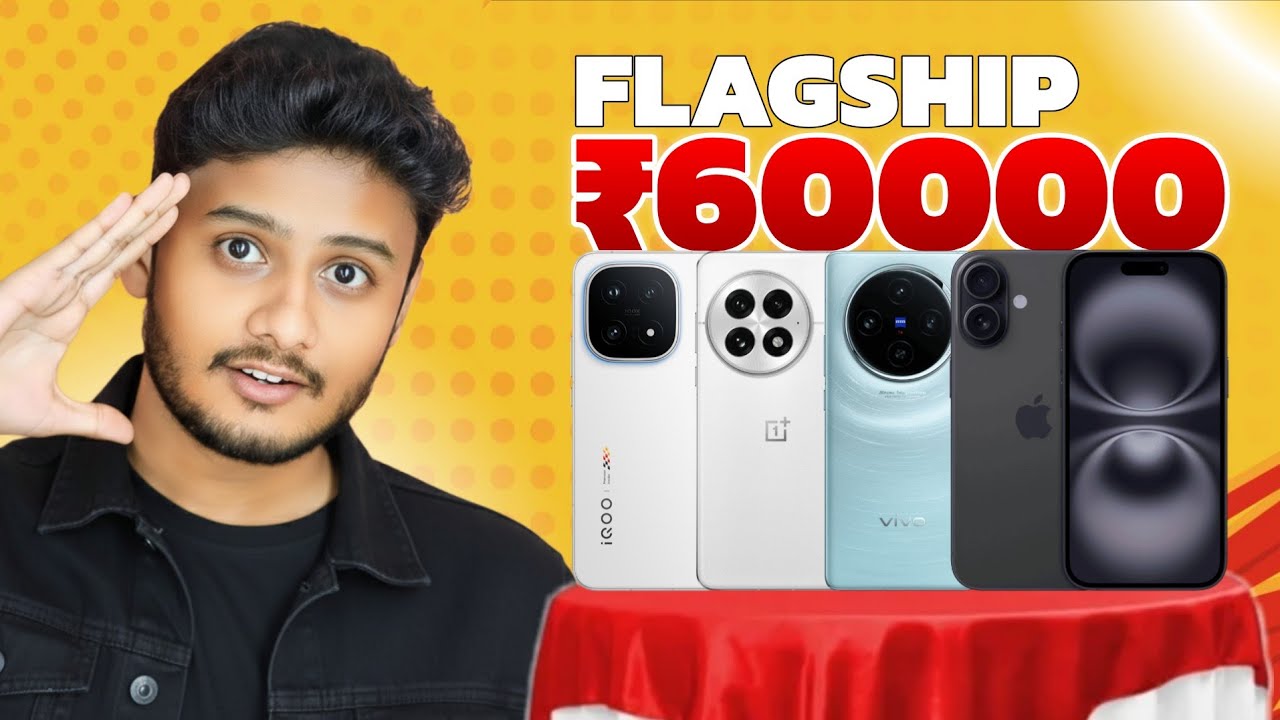 👑  Top 5 Flagship Smartphones Under ₹60,000 | Premium Performance.