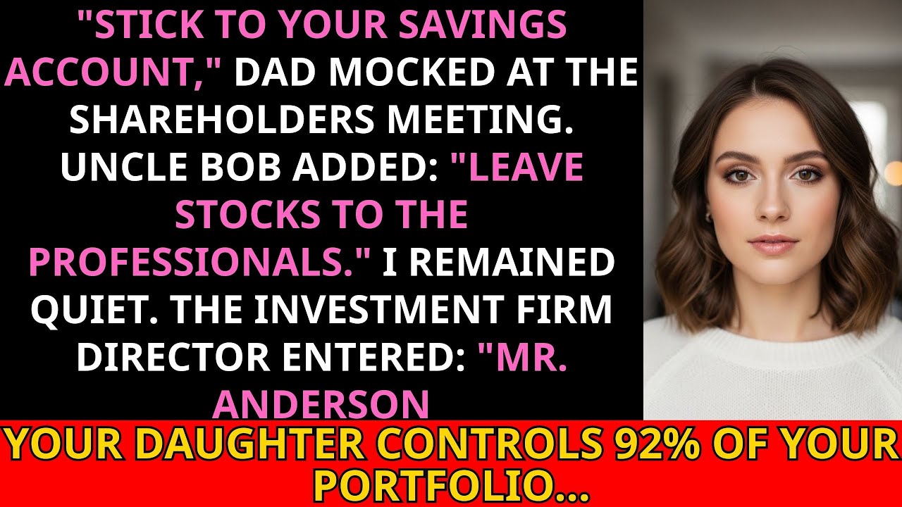 Family Said 'You'll Never Own Stocks' - I Control Their Company's Investment Fund