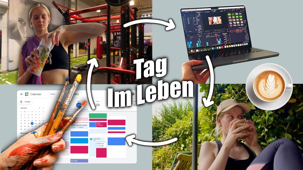 Ein realistischer Einblick in meinen Alltag als Künstlerin & Youtuberin! // Day In My Life Vlog