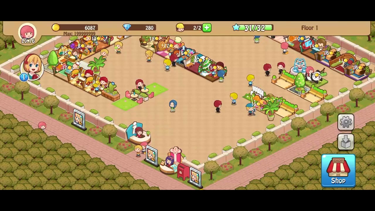 Gaming Happy Mall story.😊