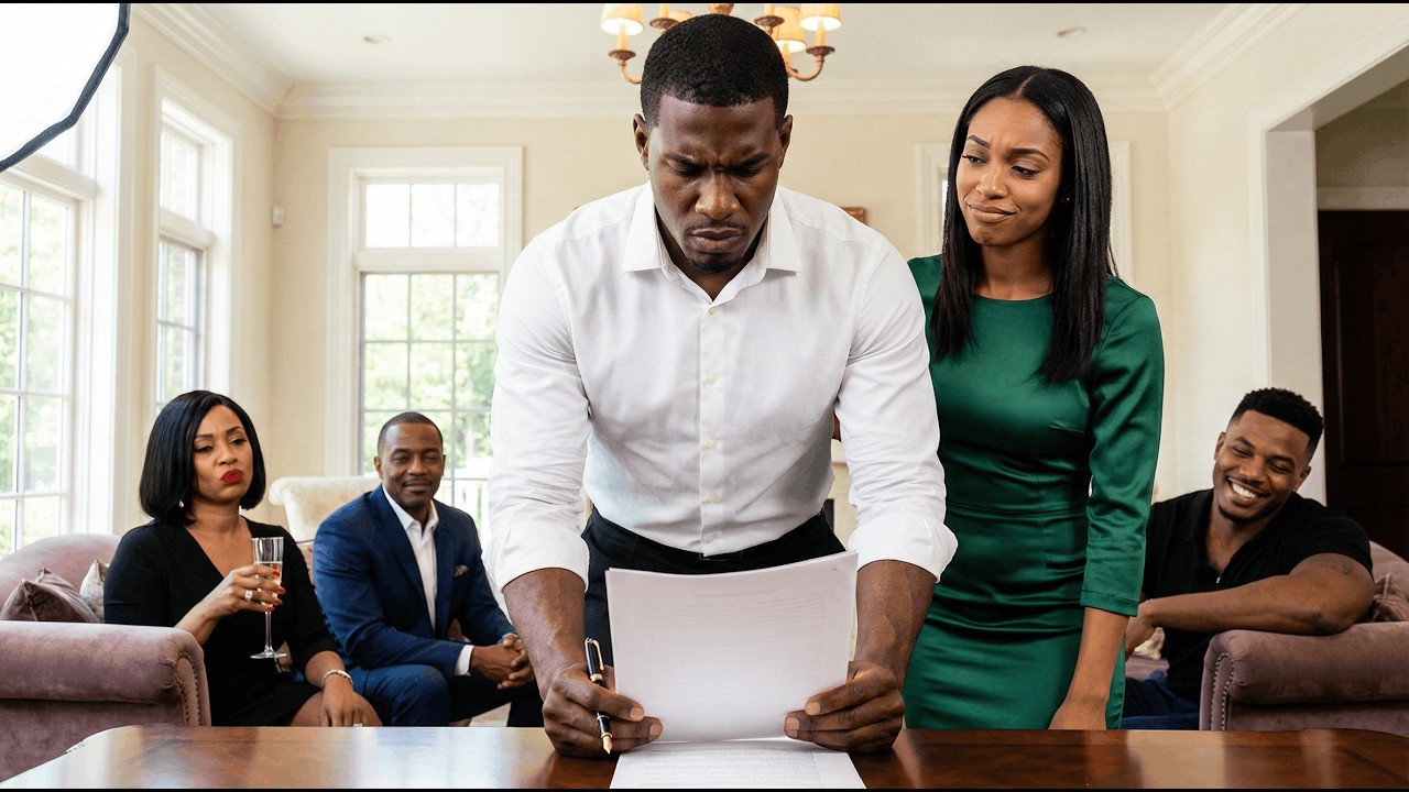 My Wife Made Me Sign a Prenup in Front of Her Laughing Family. They Didn't Read the Last Line…