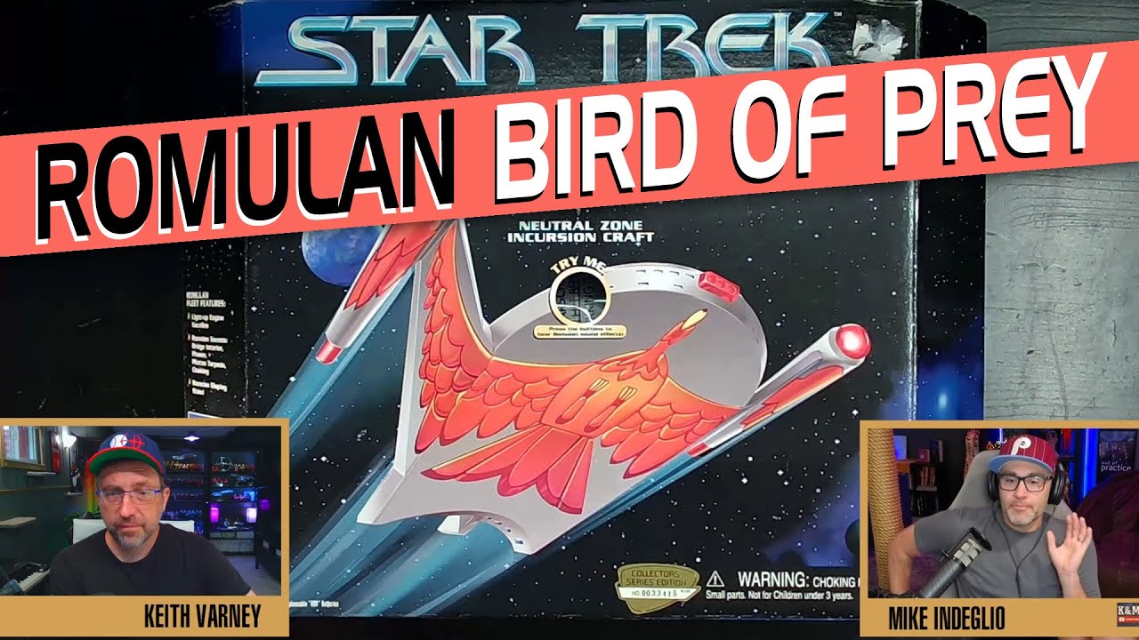 Playmates Star Trek Toys: Romulan Bird of Prey | Unboxing and Review
