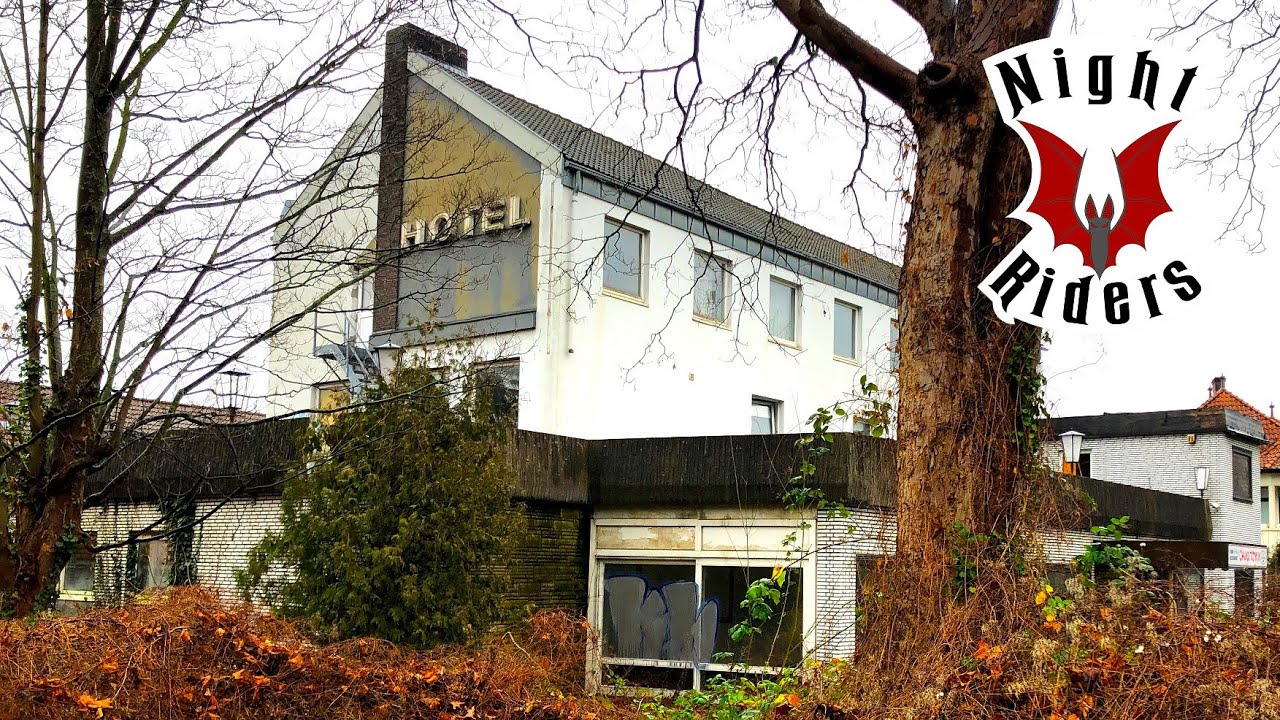 Lost Place: das verlassene Hotel mit Restaurant in Porta Westfalica - Night Riders Urbex 4K