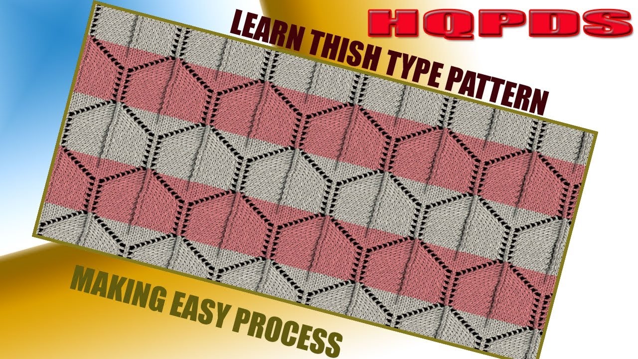 Learn Basic Knit 🧶 for Bigganer | HQPDS KNITTING | #knitcraftstudio #knitting 