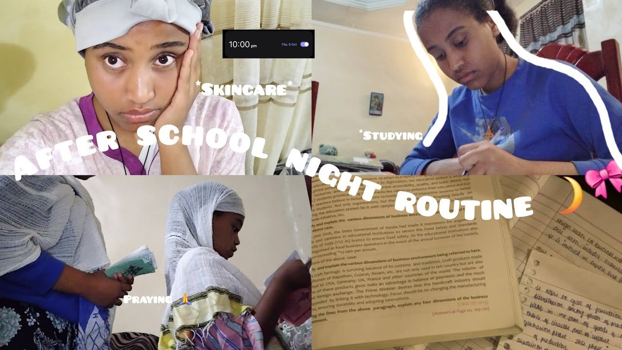 ✨ After School Routine | Ethiopian High School Vlog 💕 | Study, Chill & Aesthetic Evenings