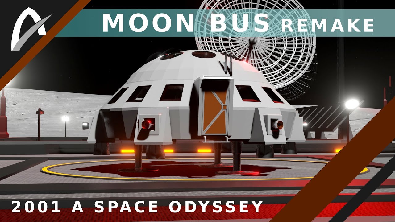 Ремейк «Космической одиссеи 2001 года» на лунном автобусе