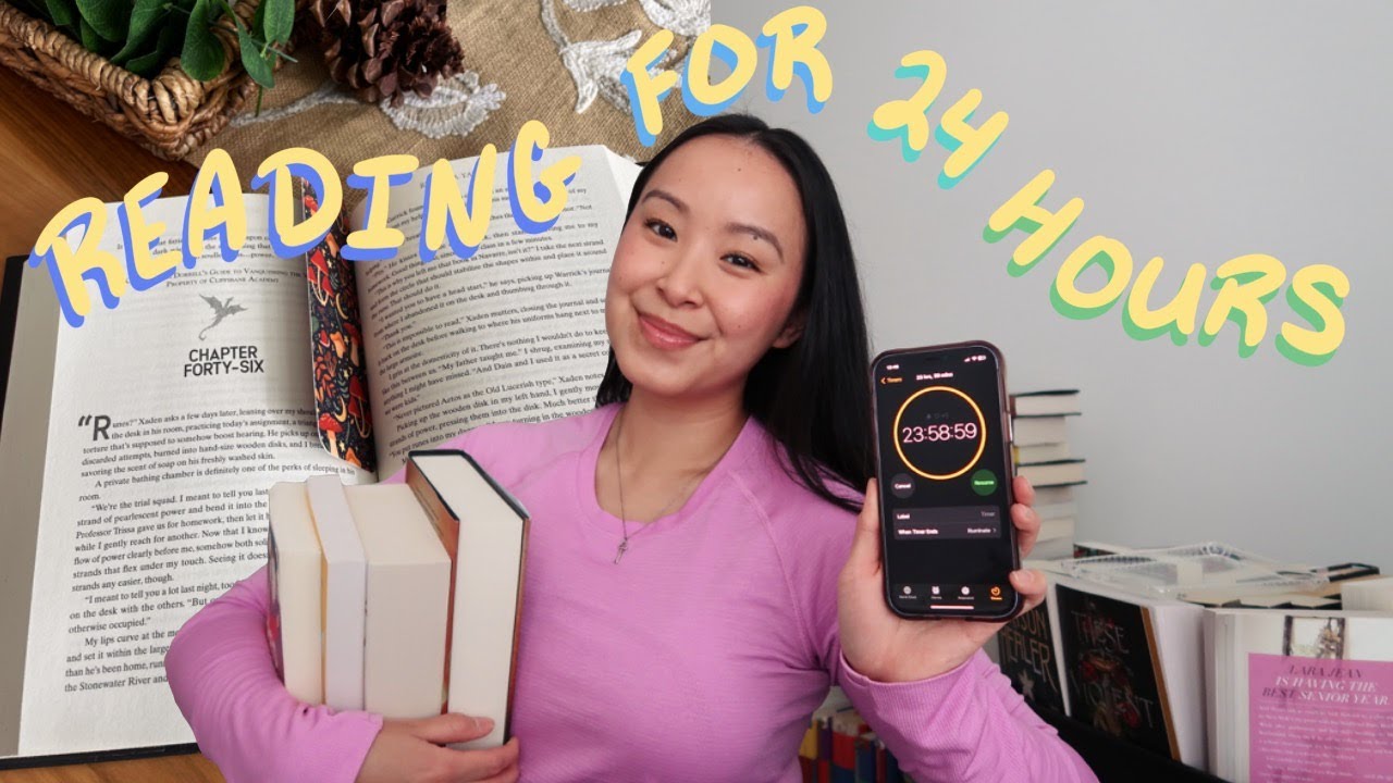 24 Hour Reading Vlog \\ Books I Read in January
