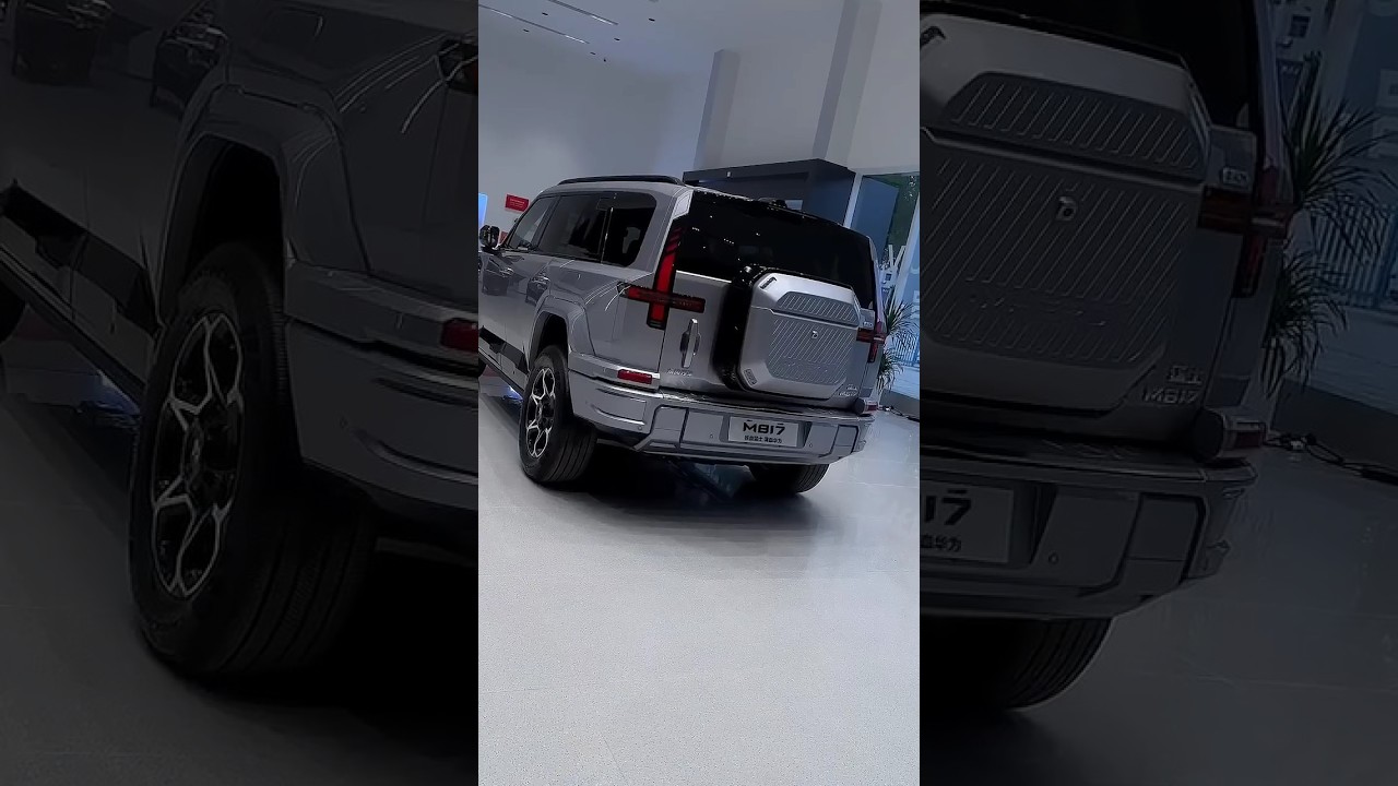 Frist look of DongFeng car M-Hero (Mengshi) M817, New flagship with Huawei technology #cars #luxury
