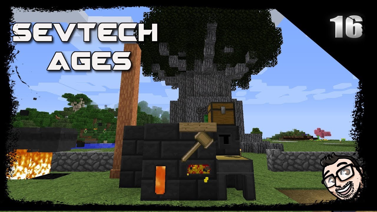 Sevtech Ages Minecraft EP16 - Tinkers Construct Smeltery