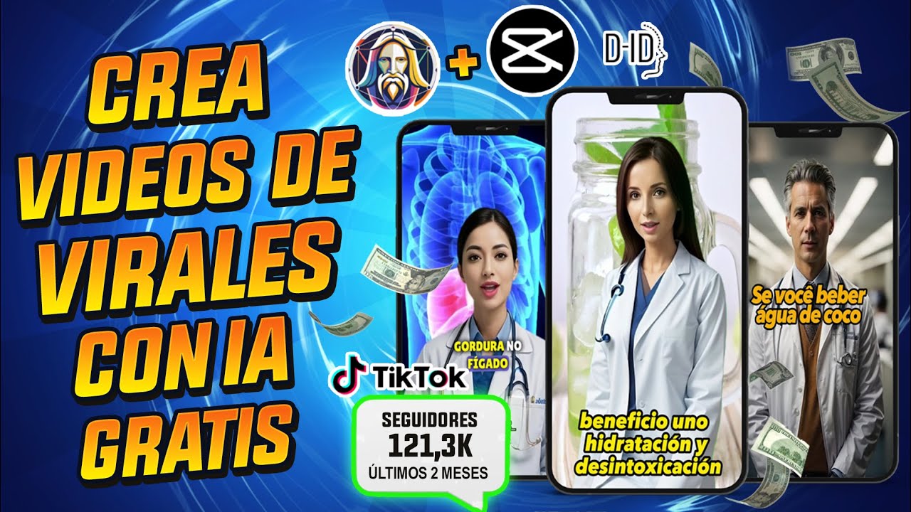 Como Crear VIDEOS VIRALES con IA de Consejos de Salud para TikTok o Youtube🔥