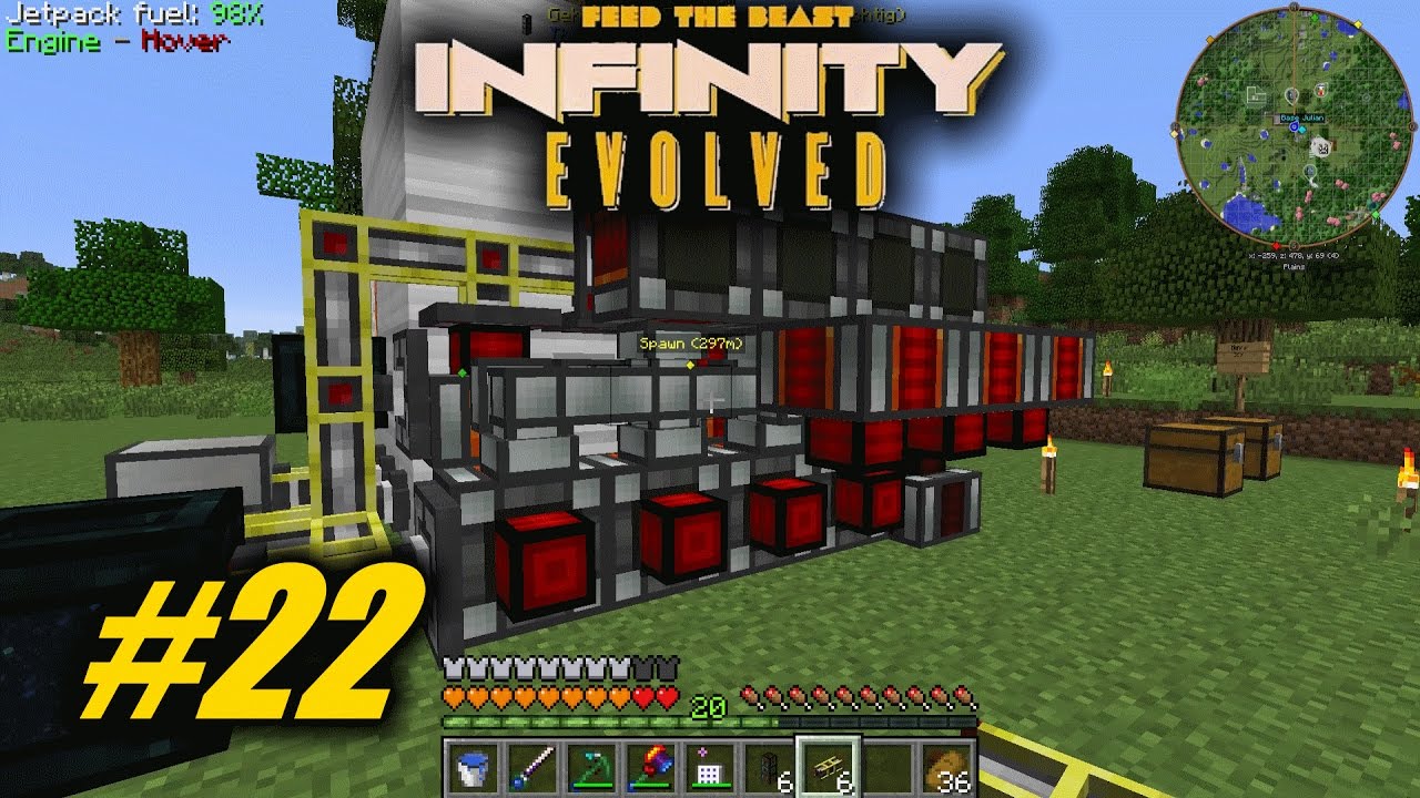 Fett Strom produzieren 🔌⚡ || FTB Infinity Evolved #22