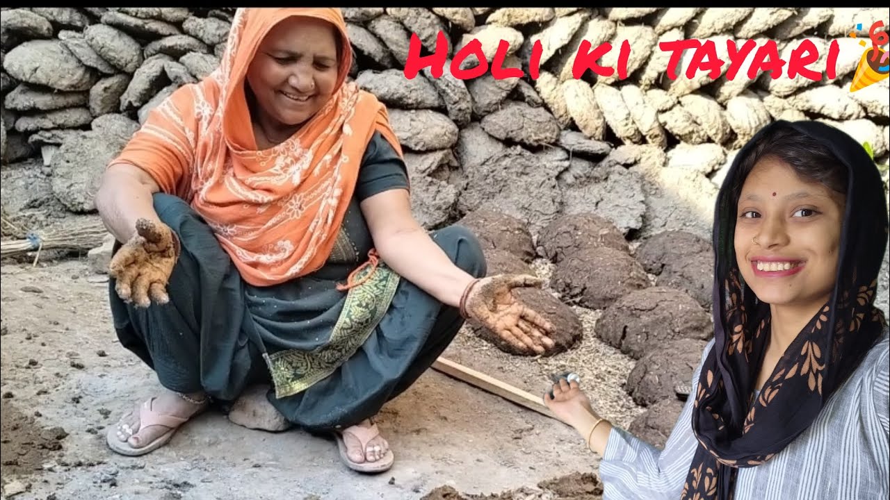 Holi ki tayari 🎉🥰
