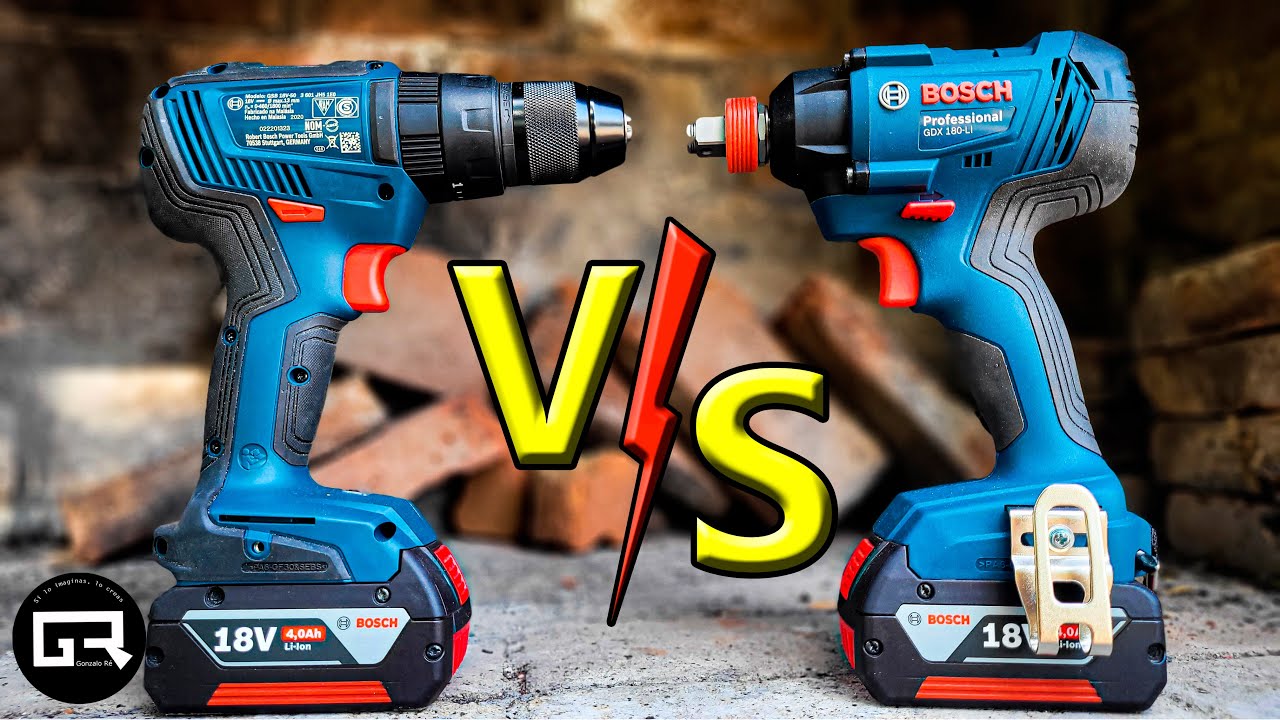 Atornillador de IMPACTO VS Taladro ATORNILLADOR
