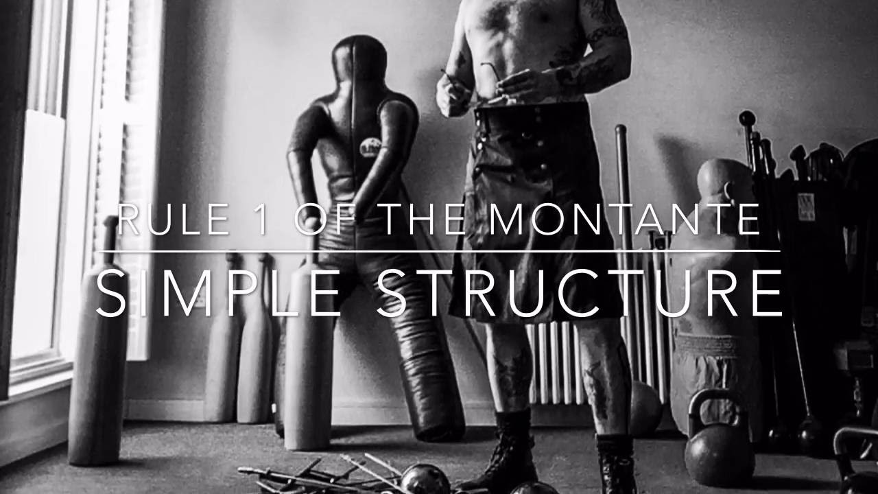 Montante rule one simple, a guide.