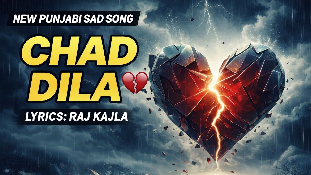 Chad Dila 💔 | New Punjabi Sad Song | Lyrics by Raj Kajla | Emotional Breakup Song