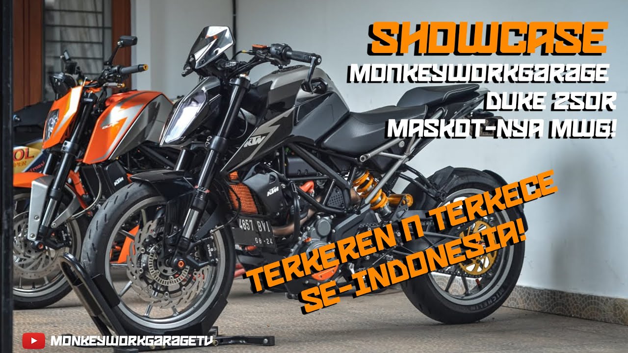 Showcase Duke 250 Maskot Superhedon Monkeywork Garage! Terkeren Se-Indonesia