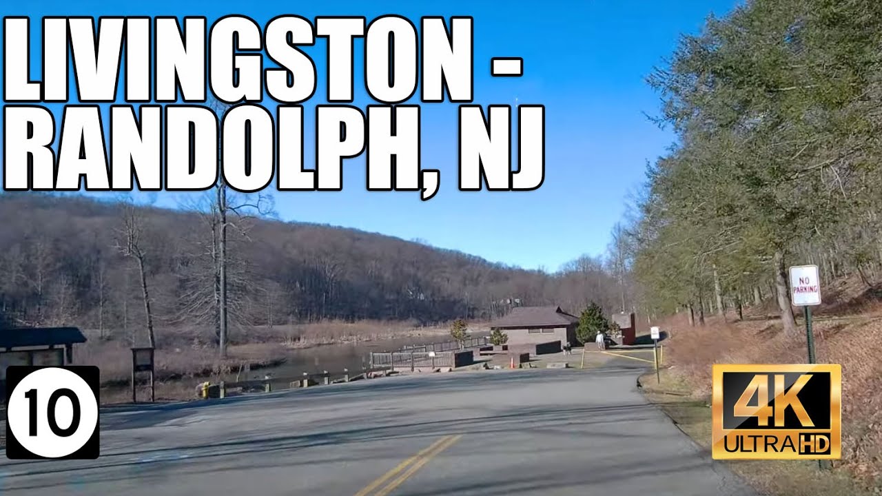 Driving Livingston to Randolph (Hedden Park) via NJ-10 (4K)