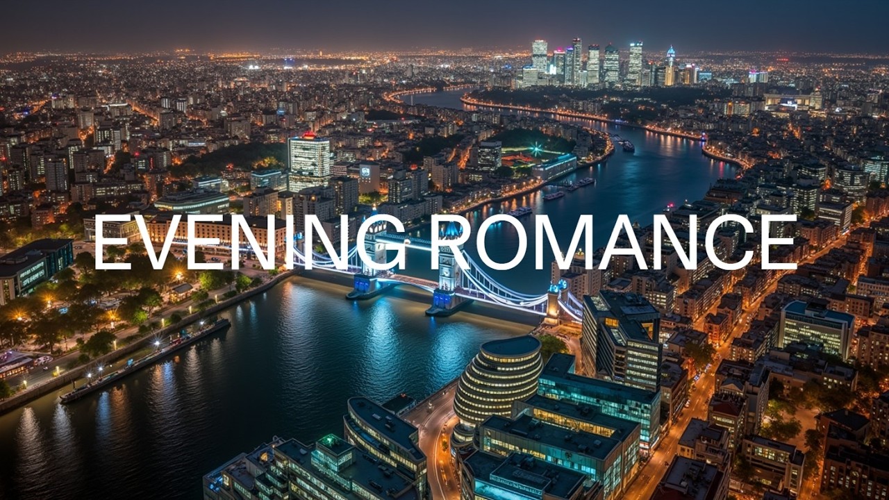 Романтика городских огней и ночные расслабляющие вибрации
