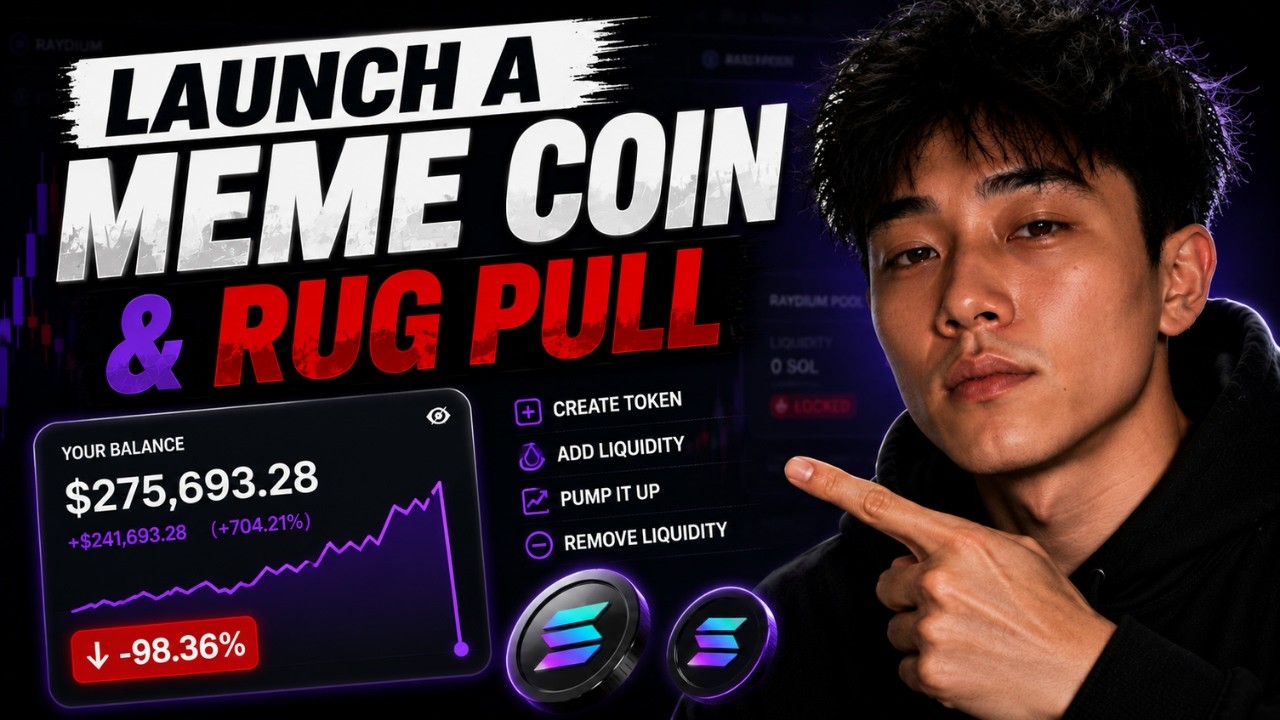 How I Easily RUG PULL a Meme Coin in 20 Minutes (PRIVATE METHOD)