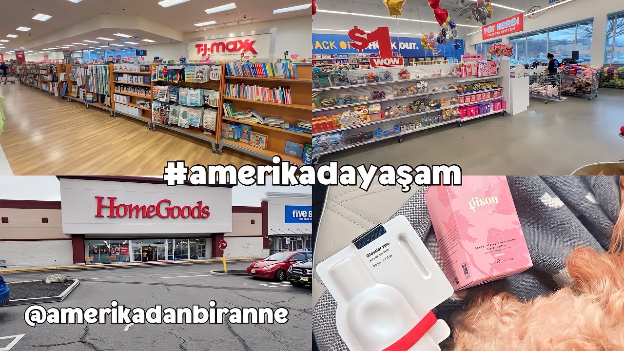 Tjmaxx, Five Below, Home Goods Mağazalarını Gezdim #amerikadayasam