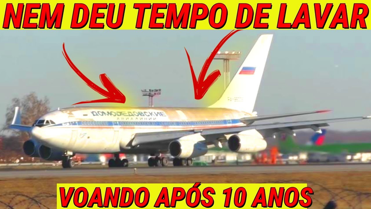 O AVIÃO ABANDONADO QUE VOOU APÓS 10 ANOS PARADO