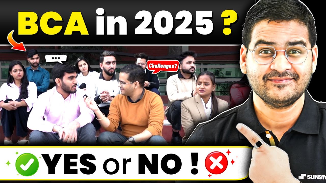 😱Reality of BCA! 🚀BCA 2025: YES or NO? 🤔BCA Students Interview RBU! #bca #bcastudents #reality #yt