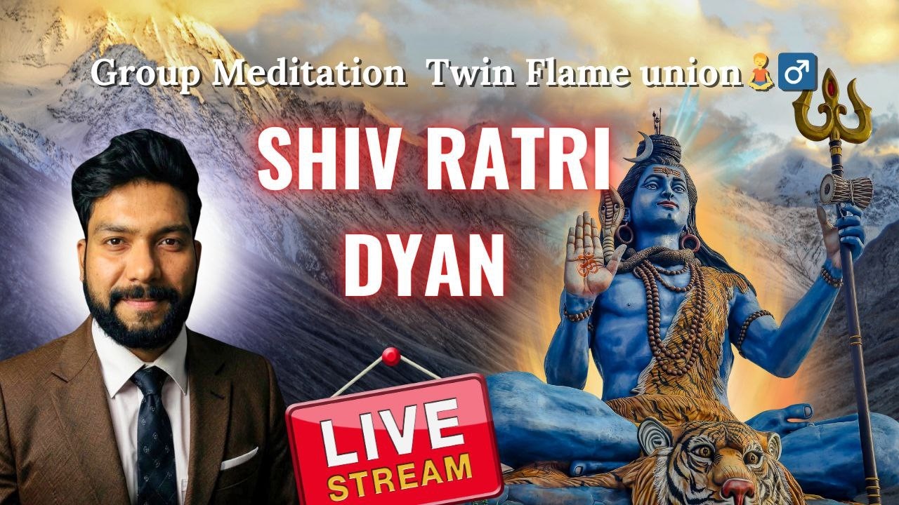 Maha Shivratri Live Meditation 2026 🔱 Shiv Shakti Awakening | Twin Flame Union Energy Activation