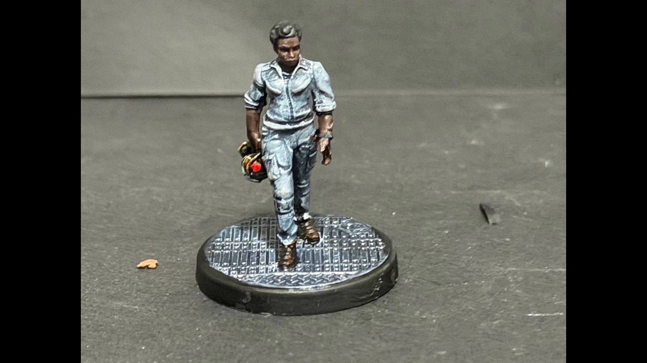 Painting Ilsa Witt: Alien RPG Rapture Protocol