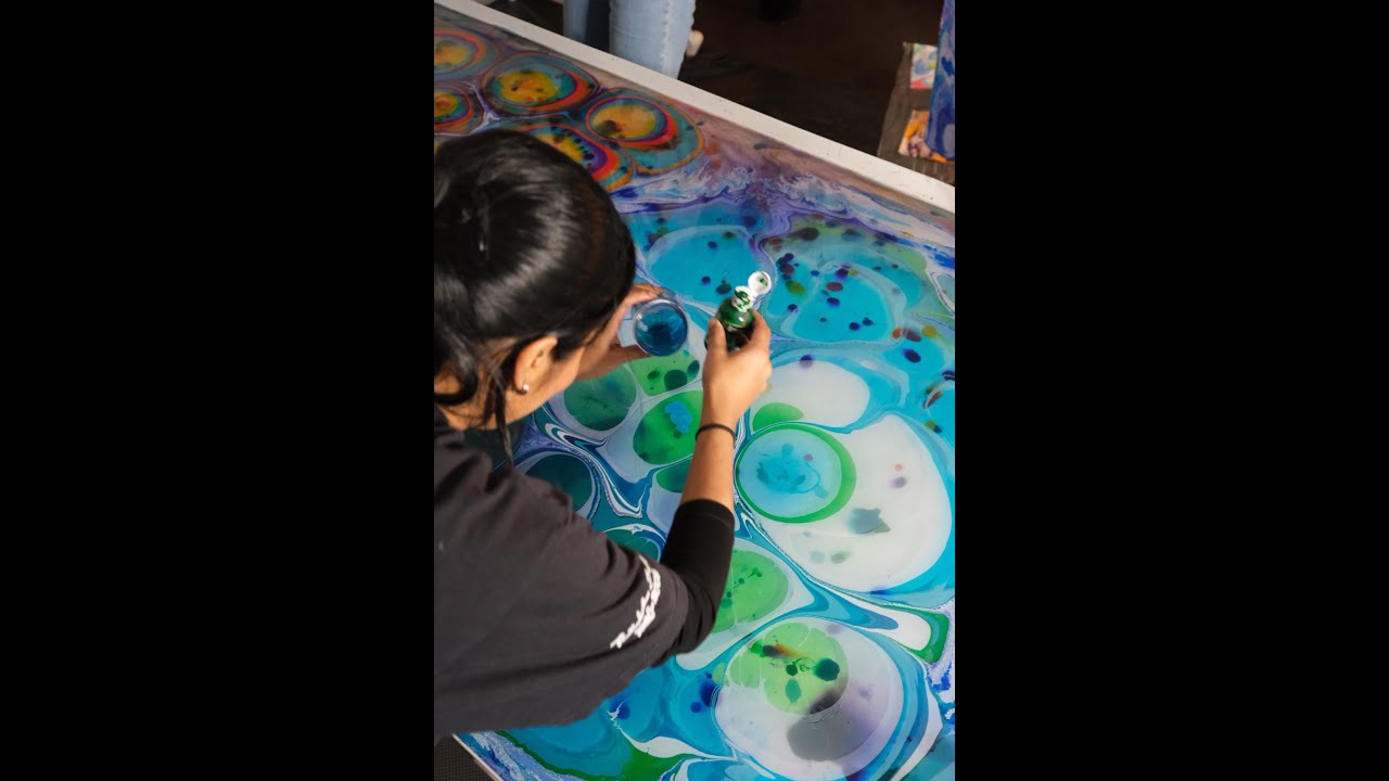 Mesmerising works of marbling art! Want to try it yourself?
