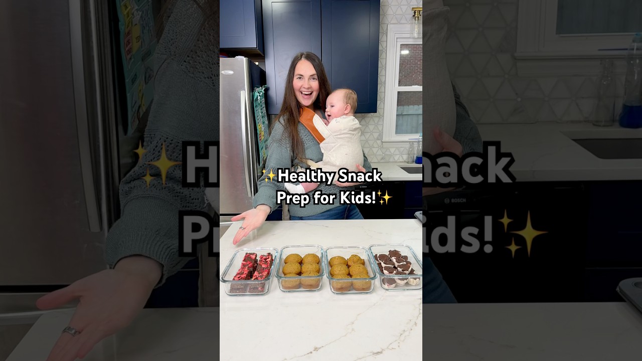 Healthy Snack Prep Ideas! | Mom hack for making snack time easy #momlife#easyrecipe #snackideas
