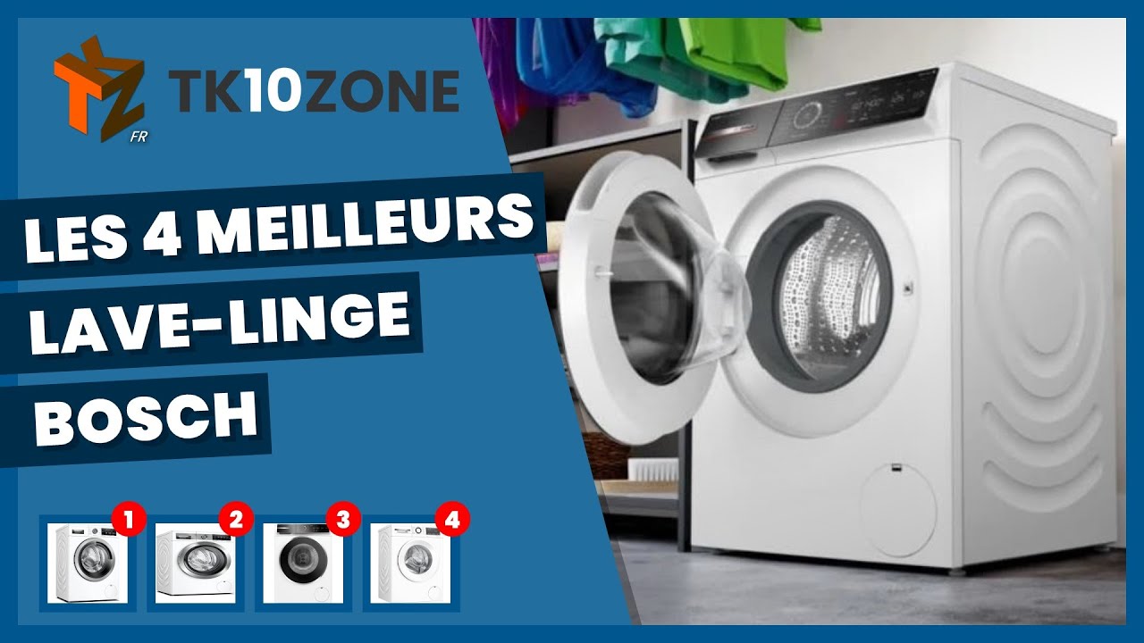 Les 4 meilleurs lave-linge Bosch