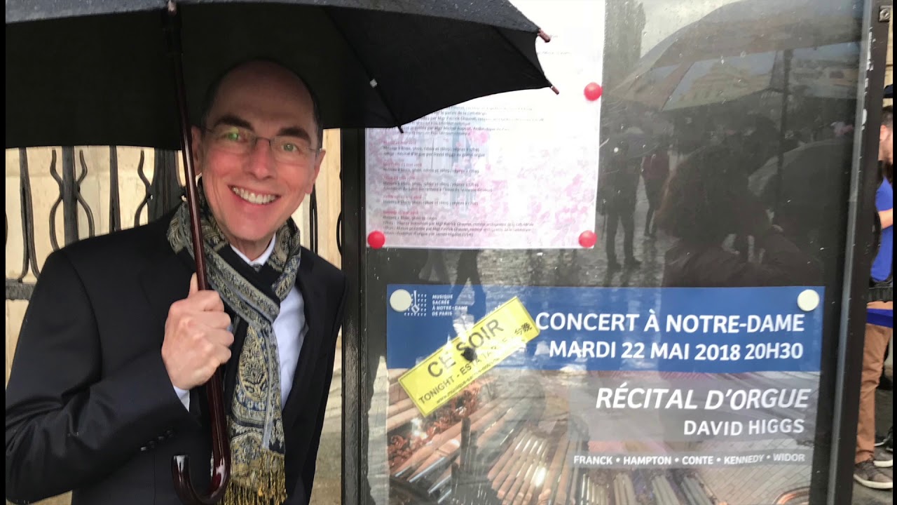 David Higgs organist plays Widor Symphony 6 Finale LIVE at Notre-Dame de Paris