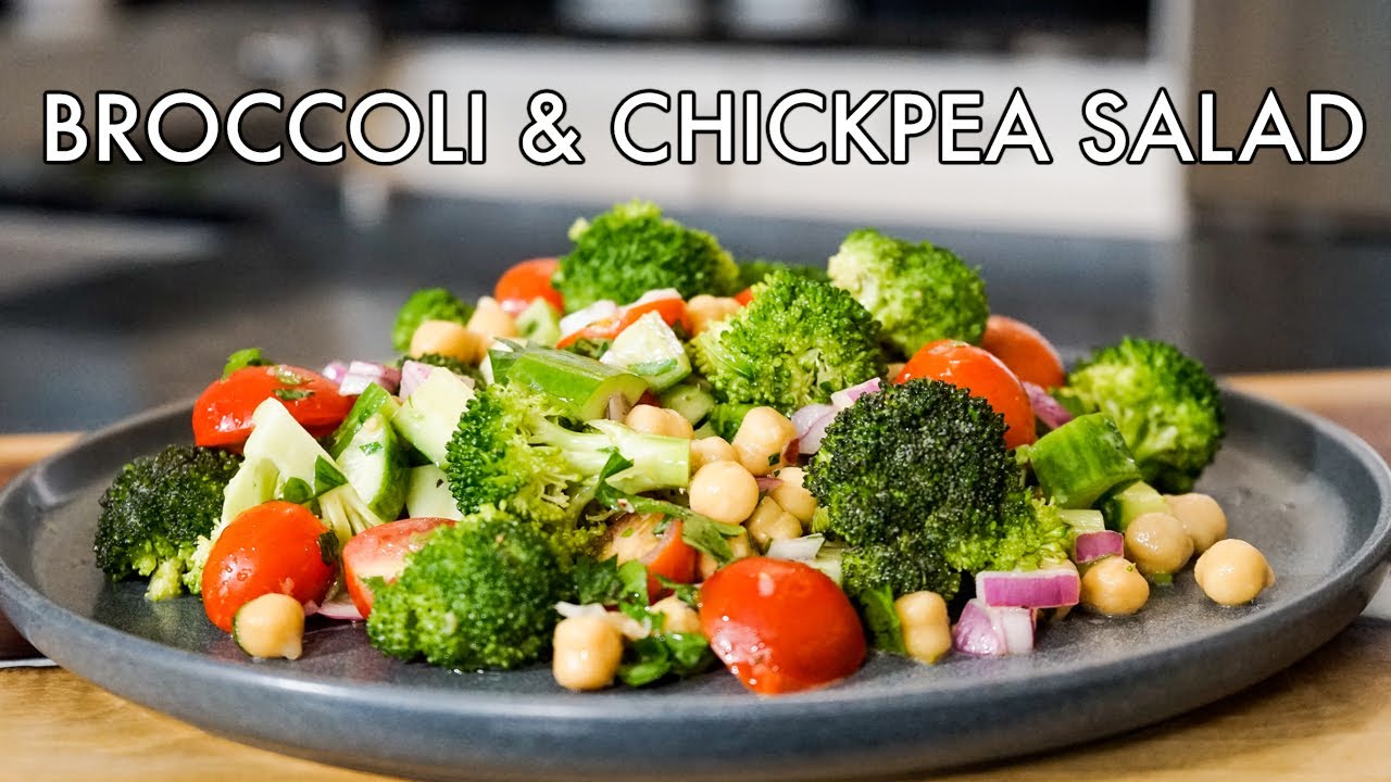 Broccoli and Chickpea Salad