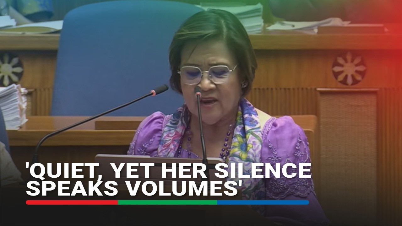 De Lima blasts Sara Duterte over silence on lewd remarks of gov't officials