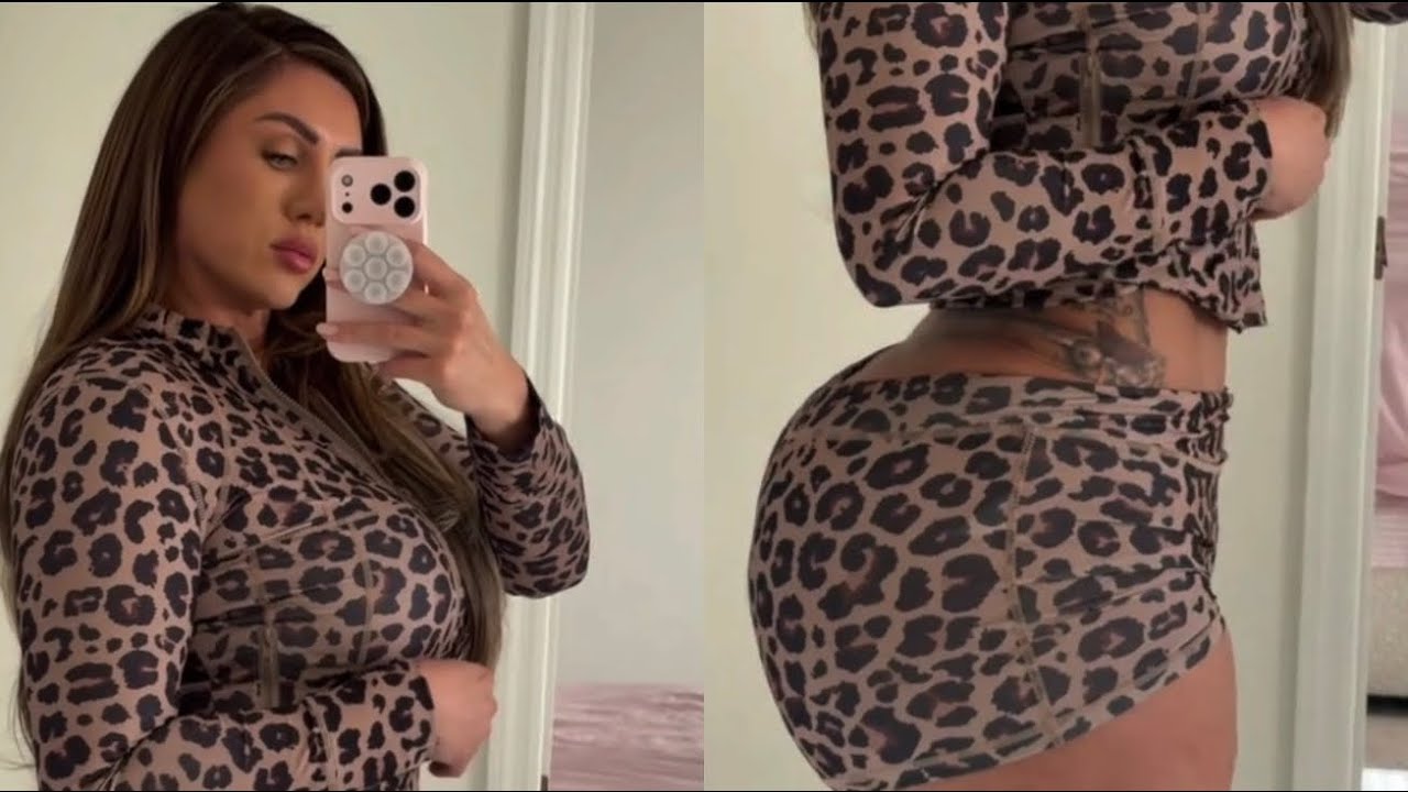 Grwm for A Night about With Friends | Cheetah Print Set From FC Cropped Top jacket & Shorts 