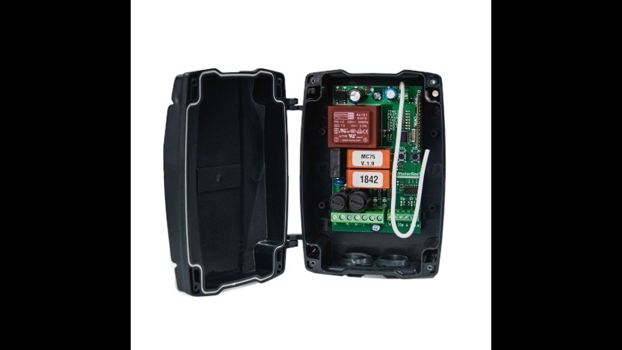 ✅Motorline MC75 configuración de la central para persianas y motores enrollables