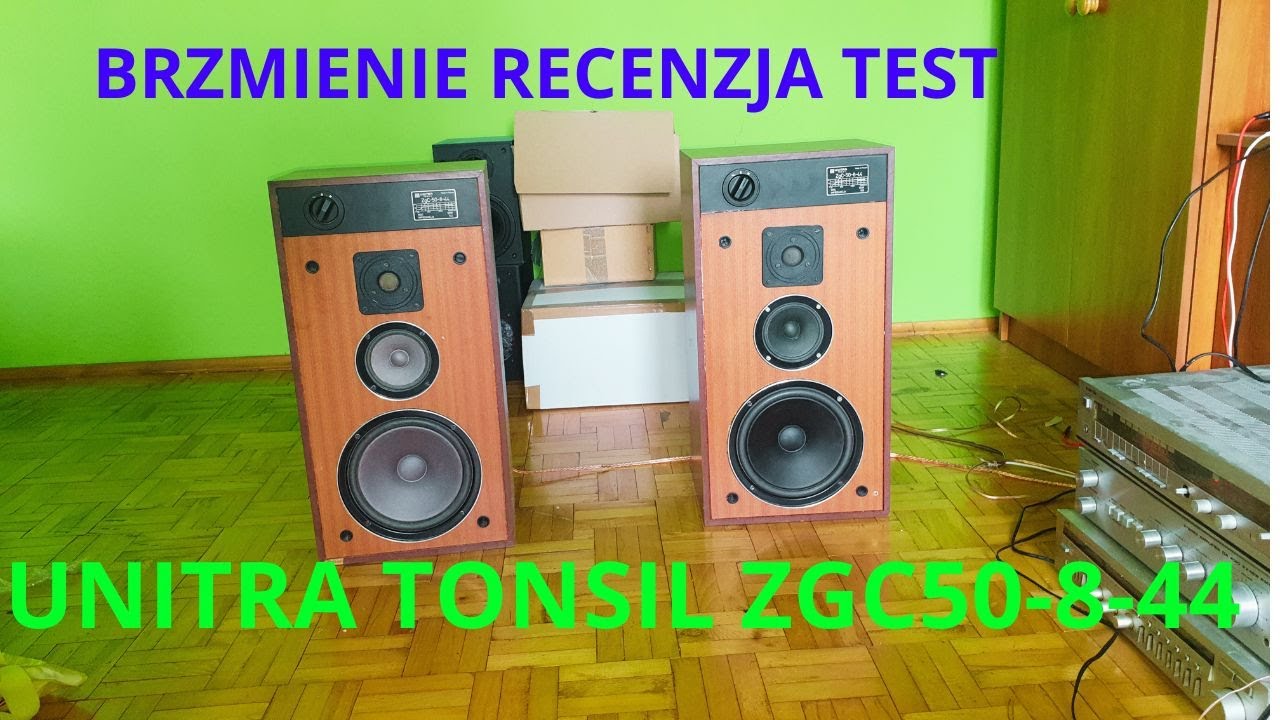 UNITRA TONSIL ZGC50-8-44 JAK GRAJĄ BRZMIĄ KOLUMNY GŁOŚNIKOWE PO NAPRAWIE GŁOŚNIKÓW