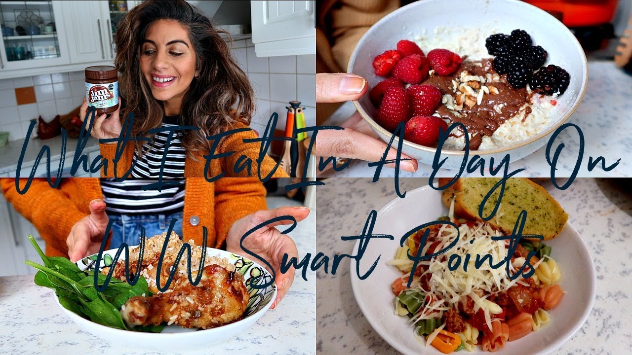 What I Eat In A Day On WW Weight Watchers Smart Points | Natasha Summar