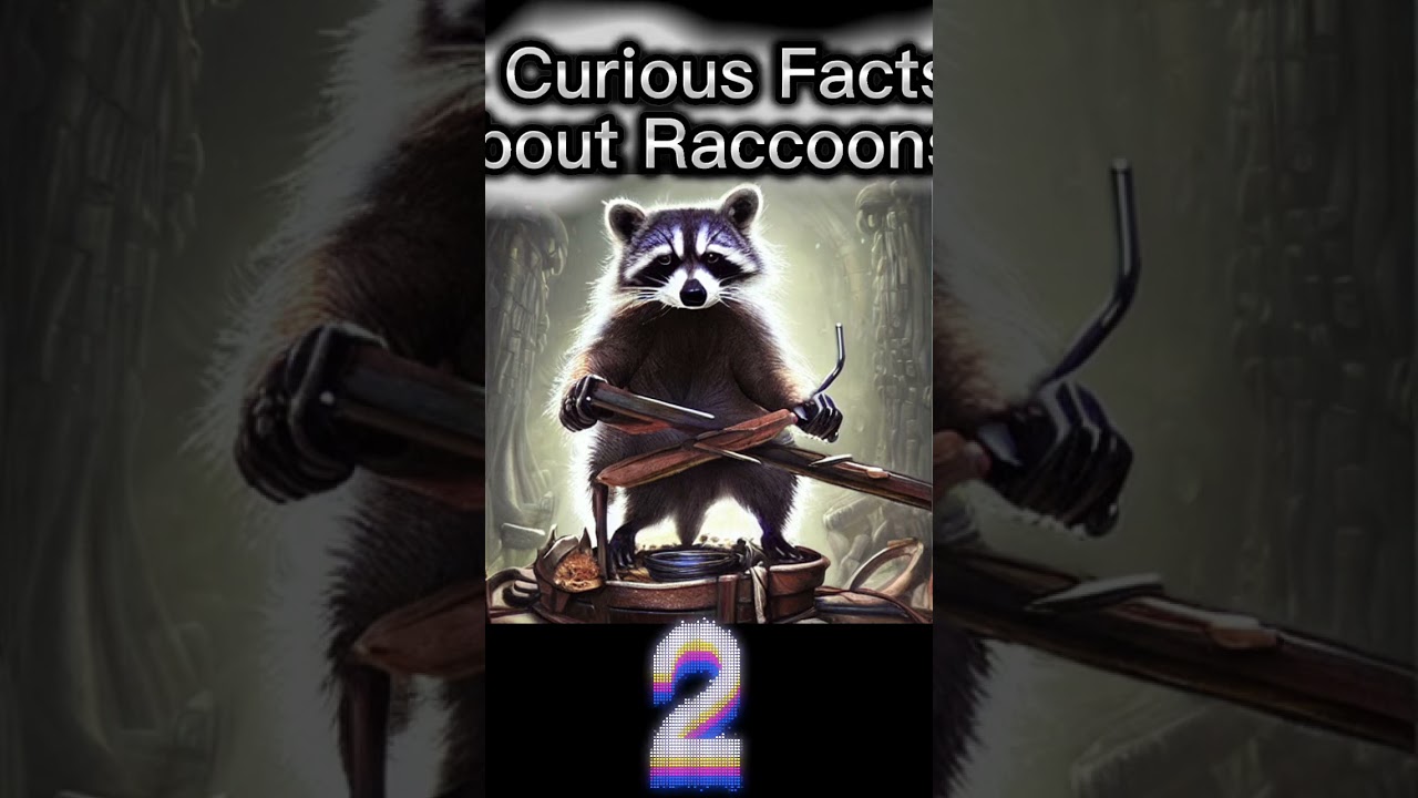 5 Curious Facts about Raccoons #shorts @WikiHow8