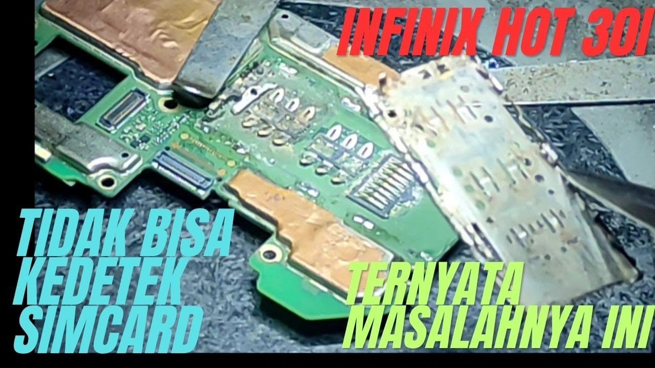 Infinix hot 30i tidak bisa kedetek sim card