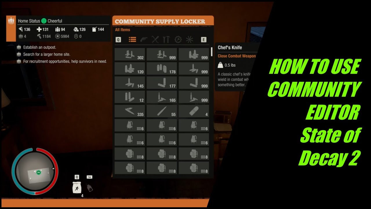 How to use Community Editor on State of Decay 2 (Xbox)
