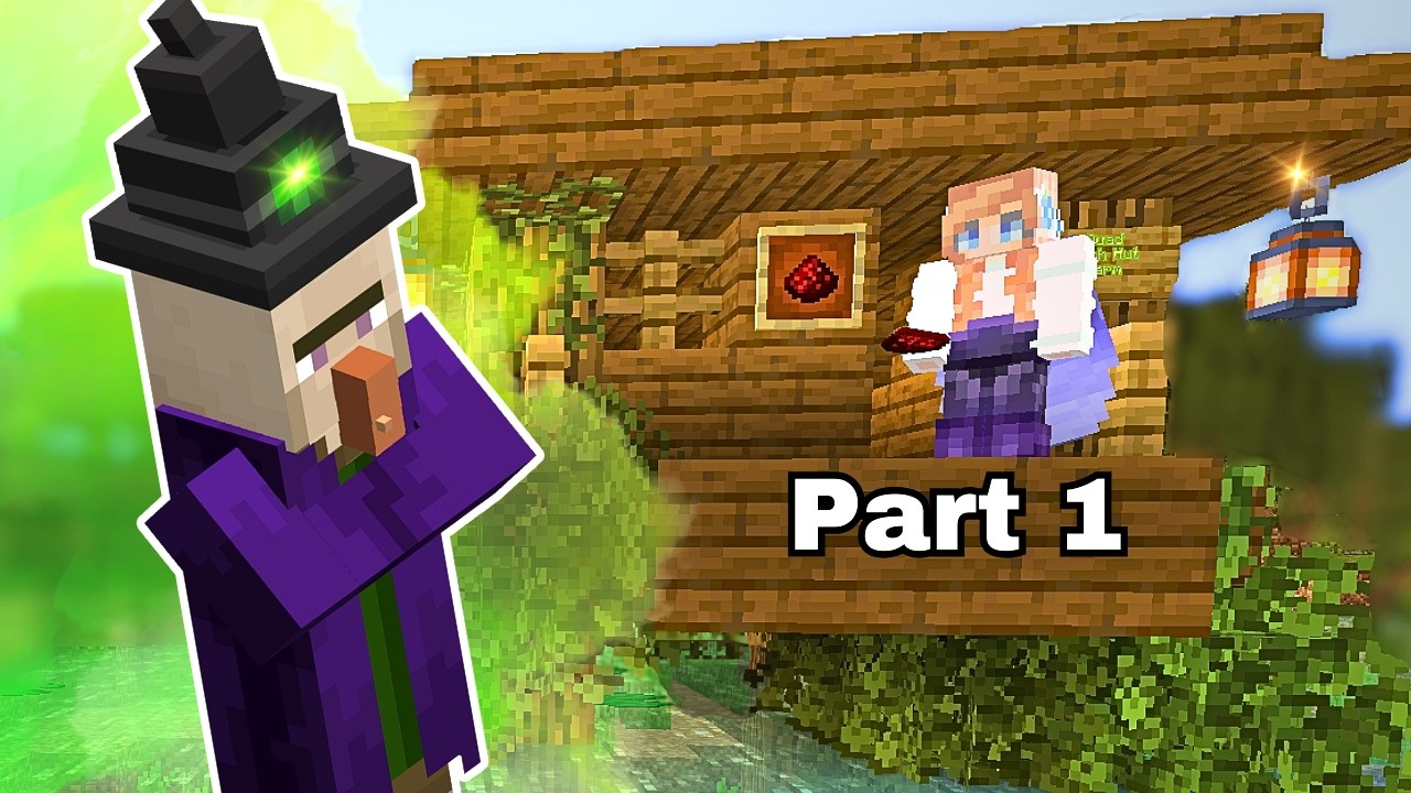[Part 1] The Blueprints! Quad Witch Hut Farm in Minecraft [Ep.39]