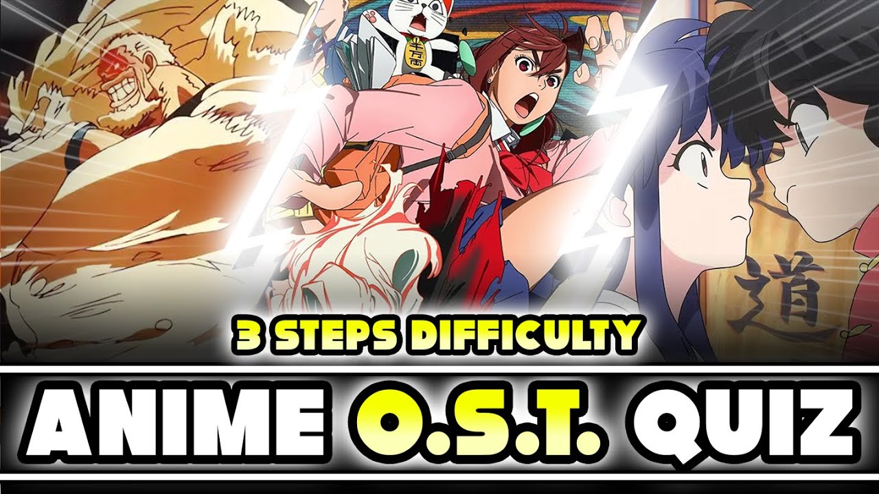 ⚡ ANIME OST QUIZ // 3 STEPS DIFFICULTY ⚡