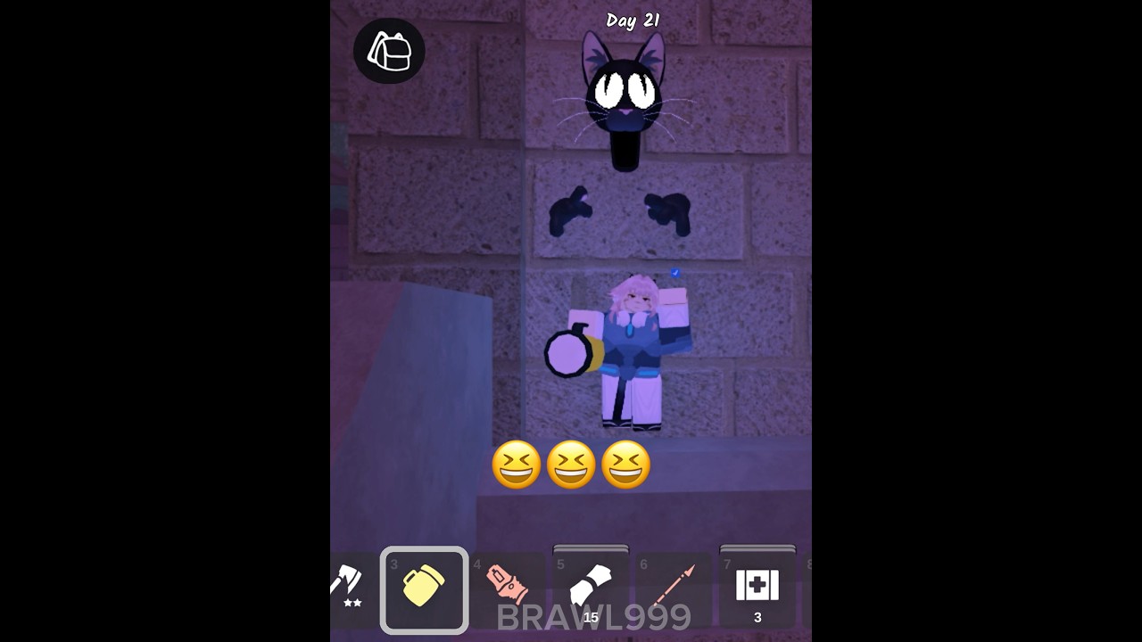 Я присоединился к профессиональной команде и поймал Кота-босса #99nightintheforest #99nights #roblox