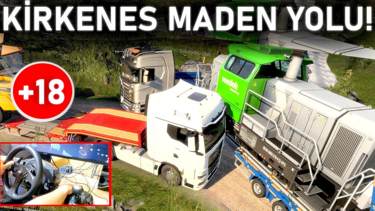 SİNİRDEN &Ccedil;ILDIRDIM! (BOL K&Uuml;F&Uuml;RL&Uuml; +18) - KİRKENES MADEN YOLU - ETS 2 MP ProMods T300RS GT