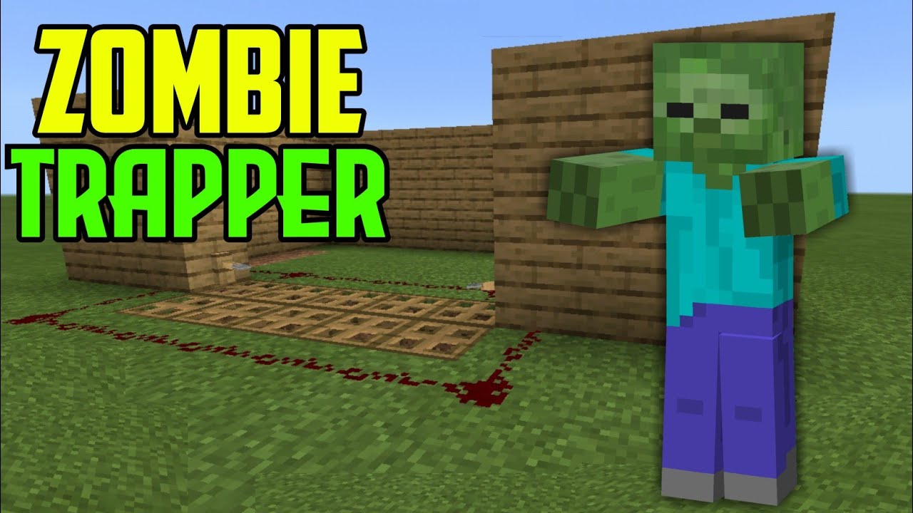 How to make zombie trap in Minecraft || Trap For Zombie in Minecraft || Minecraft Me Zombie Trap